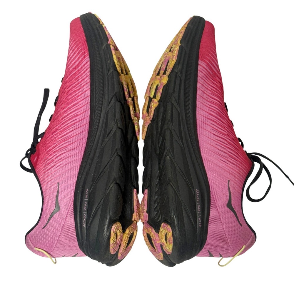 HOKA Rincon 3 Raspberry Pink Black Lightweight Running Shoes Sneakers Size 10.5B - Picture 10 of 14